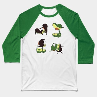 Avocado Yoga Relationship Goals Baseball T-Shirt